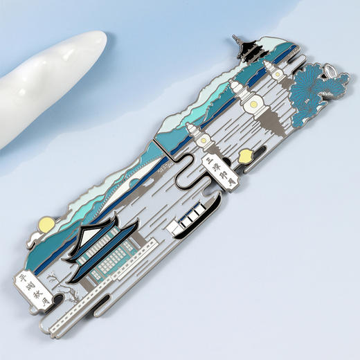 [礼盒装]十里西湖夜光冰箱贴套装—中国美术学院文创＆一艺之间居家好物送礼佳品 商品图3