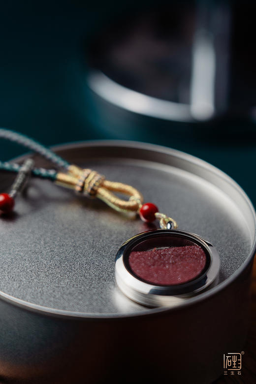 迎新年.十九年老店新装开业双庆福利 | 三生石高含量朱砂粉多用挂饰 商品图0