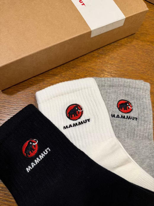 外贸正品猛犸象运动棉袜，一盒五双。均码 商品图13