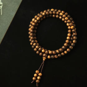 【青山特惠】7mm108颗 绿棋楠 沉香手链 15.3g c7