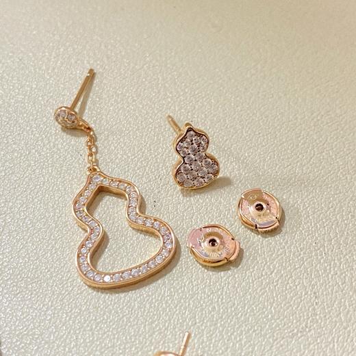 【活动商品，不退不换】可可推荐 福禄双全 麒*麟葫芦系列 耳环|项链|手链 匠心工艺 精致高级 商品图13