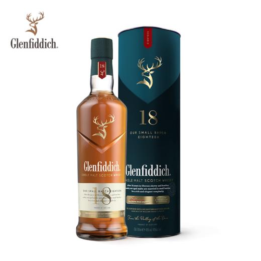 【有税版】格兰菲迪18年苏格兰单一麦芽 威士忌 700ml 核心系列 商品图0