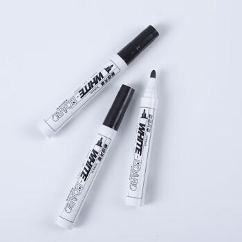 天章 （TANGO）单头白板笔黑色10支装 2.8MM笔头可写500米易擦速干不断墨可擦记号笔油性笔黑板笔 商品图6