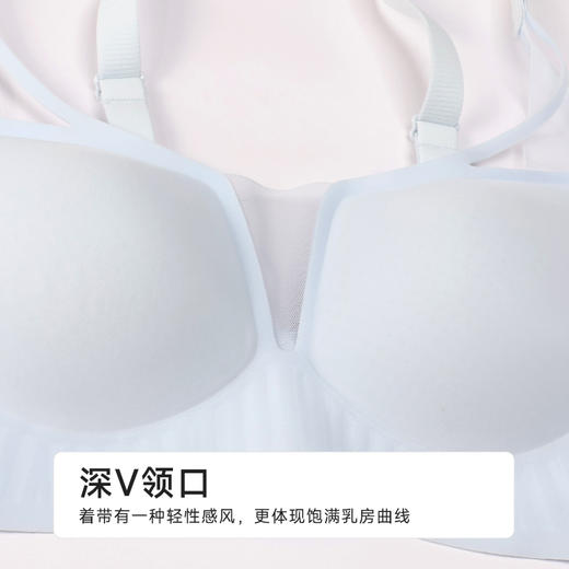 都市丽人内衣薄泳布VBRA无钢圈LBH61K 商品图9