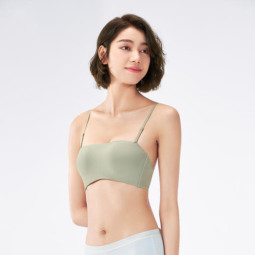 都市丽人B杯痕内衣中厚泳布痕树脂胶圈常规文胸LBH1A2 商品图2