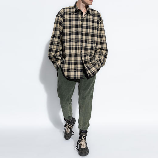 DSQUARED2 男士字母徽标休闲运动裤 绿色 S71KB0672 S25030 697 商品图3