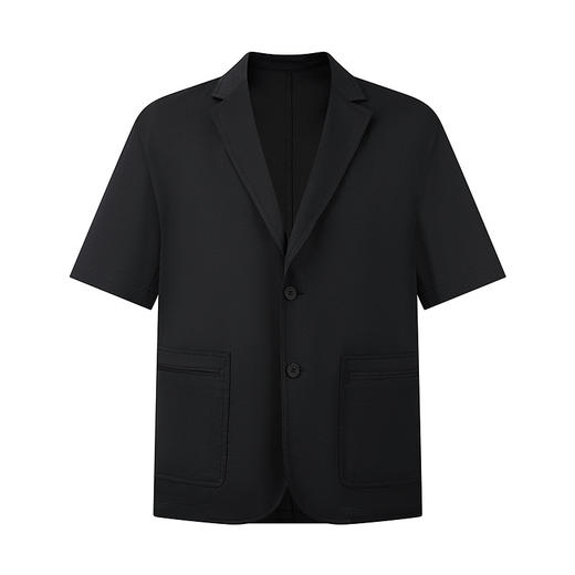 柒牌短袖西服男套装2025夏季新品时尚青年休闲百搭男士西装两件套128C70210 商品图4