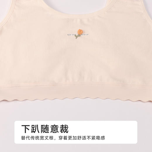 都市丽人内衣超薄棉少女优选一阶无钢圈少女文胸BBH2Q2 商品图4