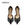 westory夏季新款女士高跟鞋女鞋空鞋细跟性感55981 商品缩略图2