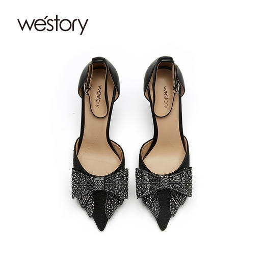westory夏季新款女士高跟鞋女鞋空鞋细跟性感55981 商品图2