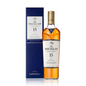 【有税版】麦卡伦15年蓝钻双桶 苏格兰单一麦芽威士忌 700ml 新旧包装随机发货