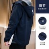 ⁵送袜子男姐同款：鸟家同款面料【软壳夹克外套】 3M视觉丽反光材料YKK拉链 （版型宽松 建议卡码或偏小选）【校服工厂】YY05-QTT-MGL 商品缩略图4