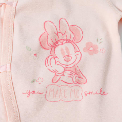 迪士尼宝宝新生儿2025春季卡通侧开连体衣（2件装）ZD1EL004 商品图5