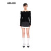 【WMWM】蕾虎新款设计感时尚衬衫拼接百褶迷你半裙休闲短款半身裙 商品缩略图1