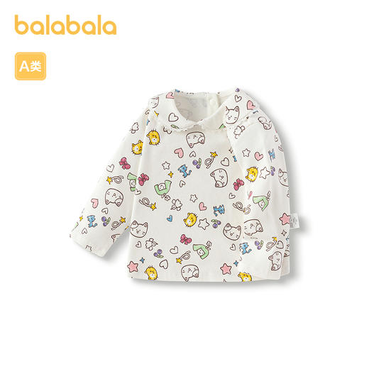 巴拉巴拉宝宝上衣婴儿长袖t恤女童2025新款可爱萌趣 商品图4