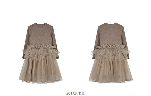 jnby  25年春款  长袖毛衫连衣裙  1P1G12900 商品图14