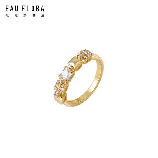 【极光】几何造型闪锆戒指 商品图0