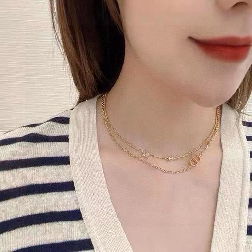 迪奥星星CD图案双层项链（XTY） 商品图3