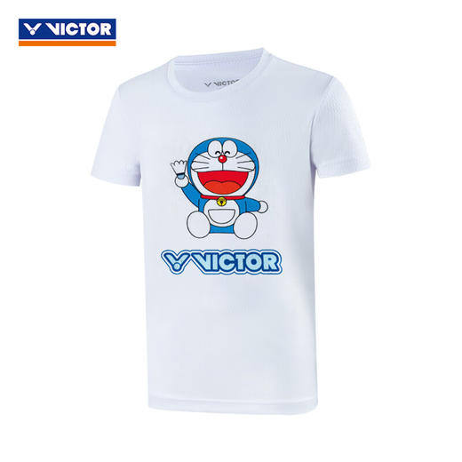 胜利威克多 哆啦A梦联名系列 男女同款 T恤 T-501DRM 商品图2