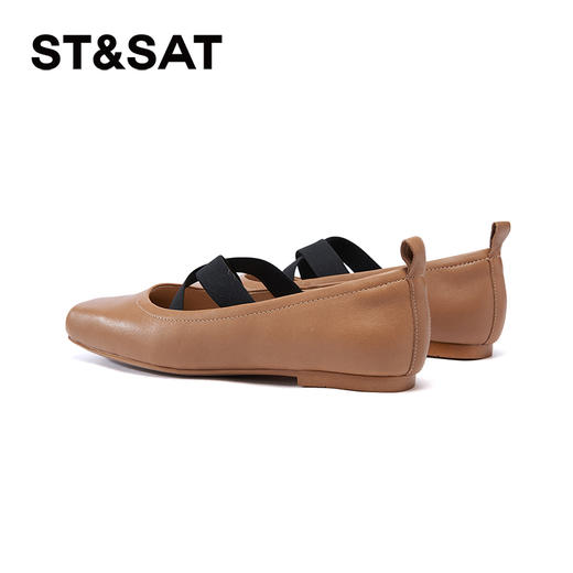 【柔软羊皮】星期六法式气质方头芭蕾玛丽珍SSD1111016 商品图12