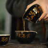 【元昌号】品牌定制景德镇黑金盖碗对杯茶具 商品缩略图1