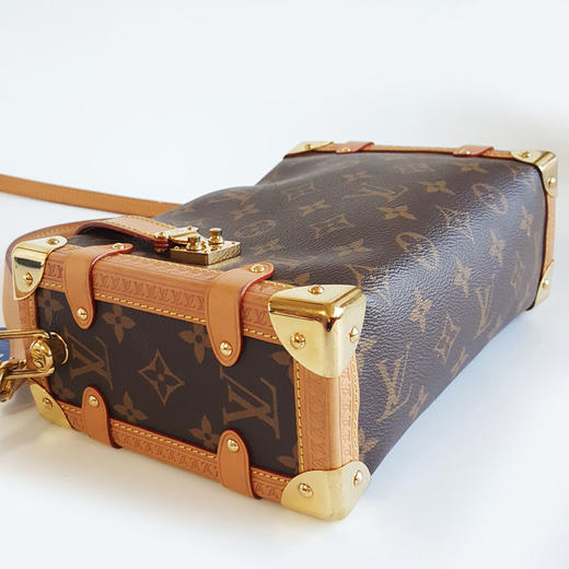 【95新】LV路易威登M46358 中号老花秀款谷爱凌软盒子Side Trunk单肩包050125TJ10  现售价：16300 商品图5