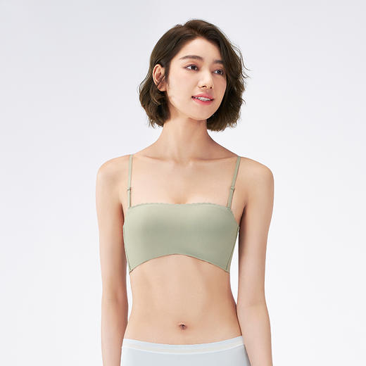 都市丽人B杯痕内衣中厚泳布痕树脂胶圈常规文胸LBH1A2 商品图1