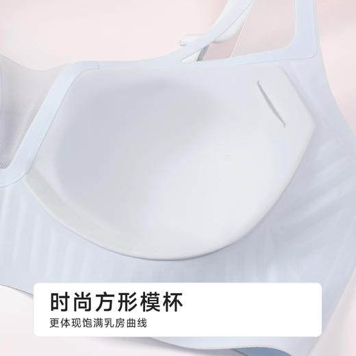 都市丽人内衣薄泳布VBRA无钢圈LBH61K 商品图5