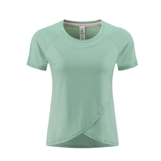 跃牌【PF系列】新款速干跑步运动短袖女纯色高弹户外T恤WT23203 商品图4