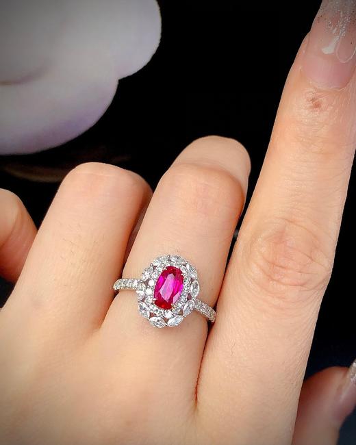 1.02ct刻面红宝石戒指 商品图4