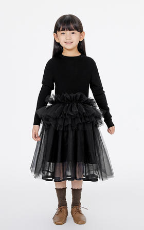 jnby  25年春款  长袖毛衫连衣裙  1P1G12900