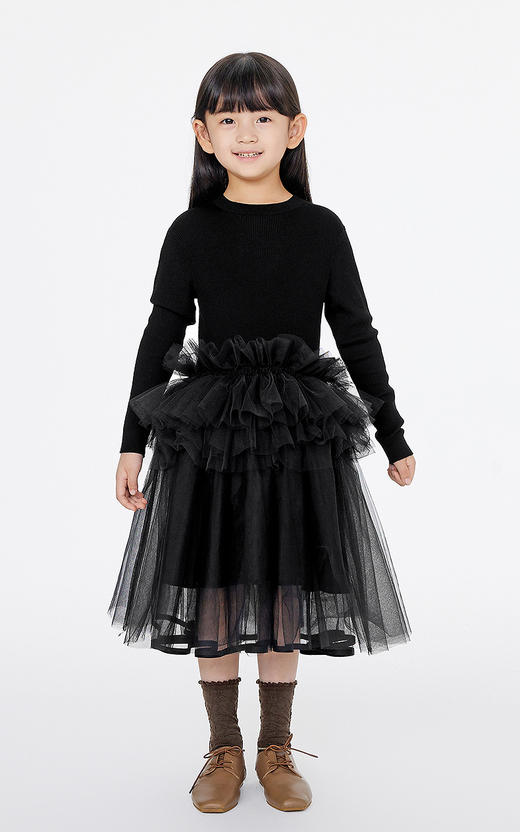 jnby  25年春款  长袖毛衫连衣裙  1P1G12900 商品图0