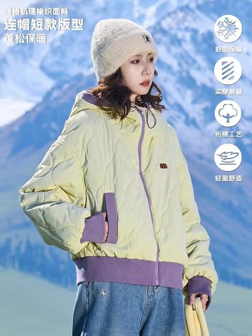 马得工地/MDGDMF244423/撞色罗口绗棉棉服 商品图1