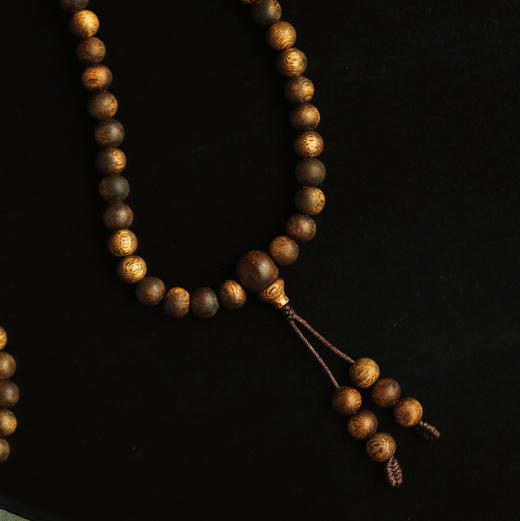 【青山特惠】7mm108颗 绿棋楠 沉香手链 15.3g c7 商品图3