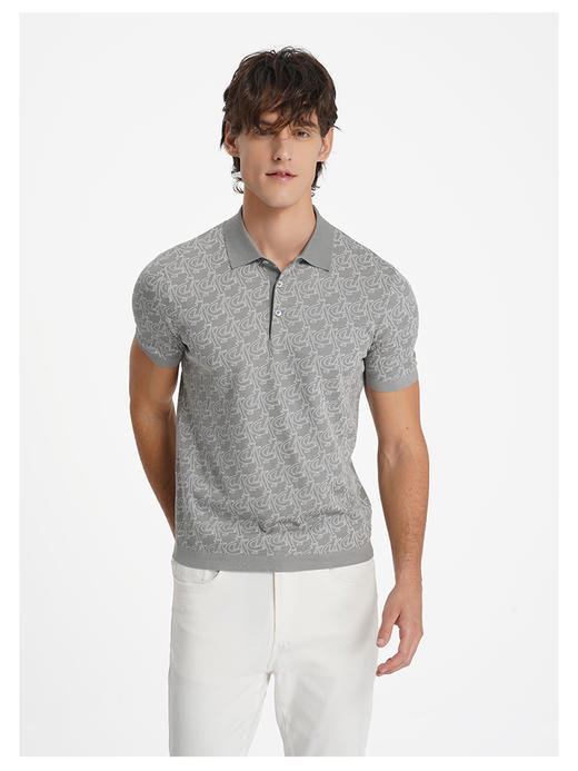 callisto灰色棉混纺T恤 商品图2