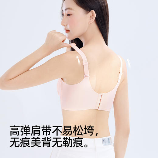 【聚拢显大】熳洁儿 女士内衣小胸显大无钢圈文胸性感蕾丝防下垂收副乳23761513 商品图7