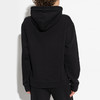 DSQUARED2 女士亮面字母徽标棉质连帽卫衣 黑色 S72GU0463 S25516 900 商品缩略图2