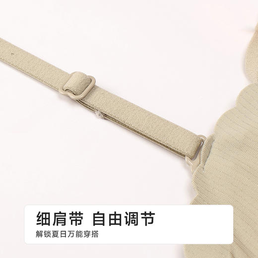 都市丽人B杯痕内衣中厚泳布痕树脂胶圈常规文胸LBH1A2 商品图5