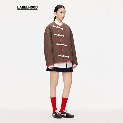 【THE LAWN×LABELHOOD】蕾虎联名25早春半月型中式工装棉夹克女 商品图1