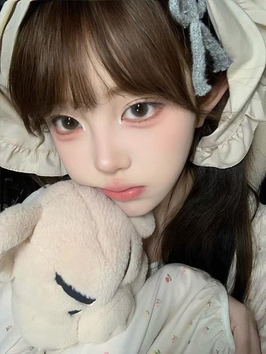 【半年抛中直径】Lulualice-奶油灰棕-14.2mm【半年抛 0-1000度 有525/575】 商品图2