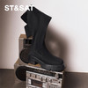 【筒高可选】星期六时尚百搭厚底长筒靴SSC3117B02/SSC3117B04 商品缩略图3