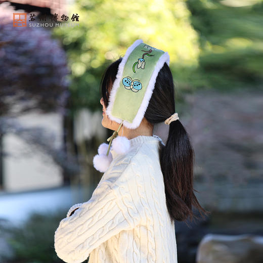 苏州博物馆 刺绣耳暖 商品图3