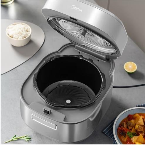 美的（510584 ）（Midea）电压力锅2200W-IH大火立体加热 超速嫩香6分钟一道菜 双钢内胆高压锅MY-S5177K 商品图2