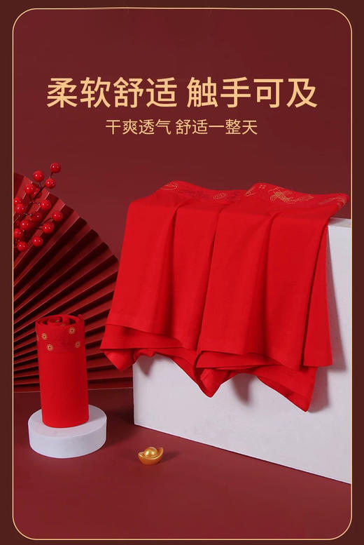 年年有余红色男士内裤UA51021 商品图1