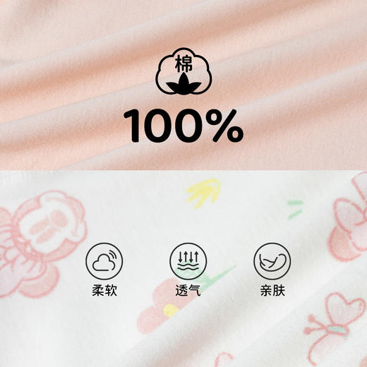 迪士尼宝宝2025春季卡通前开连体衣（2件装）ZD1EL007 商品图7
