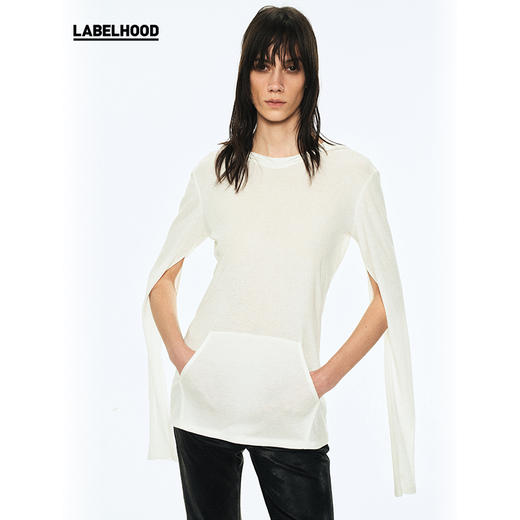 【Liegee】蕾虎新款时尚气质连帽开袖卫衣潮流设计感上衣 商品图0