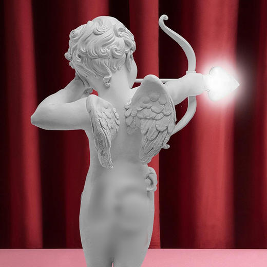 SELETTI 爱心丘比特灯具 室内桌面创意摆件丘比特氛围台灯情人节礼物送女友 商品图2