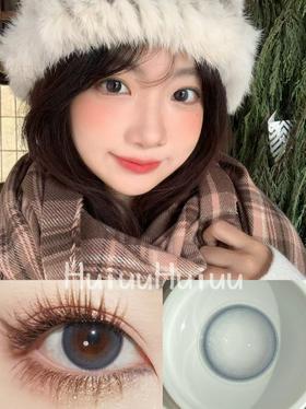 【半年抛中直径】Lulualice-亮蓝灰-14.2mm【半年抛 0-1000度 有525/575】