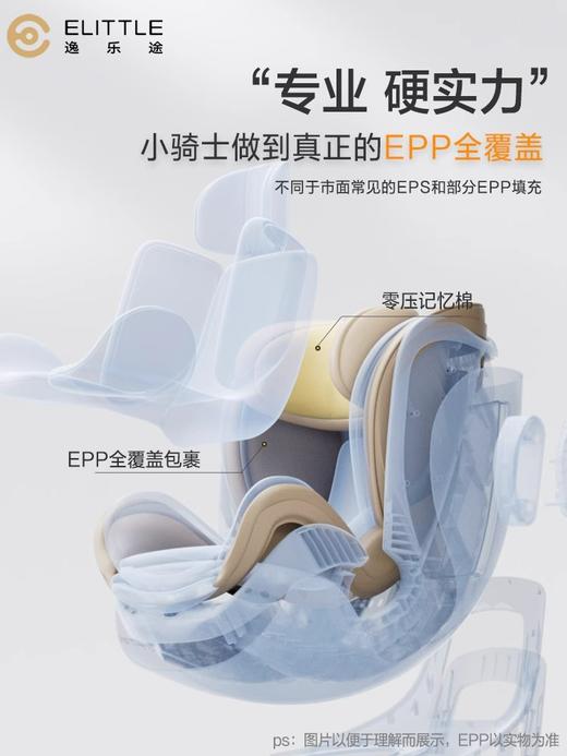 【分销专属】逸乐途S2小骑士安全座椅新生儿童婴儿车载0-8-12岁汽车用可坐可躺 商品图5