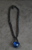 蓝琉璃编绳项链 商品缩略图0